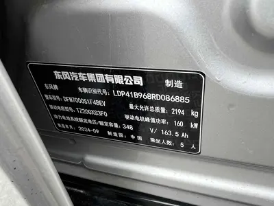 DongFengYiPai eπ 007 2024 BEV 530Ru Yi thumbnail 13