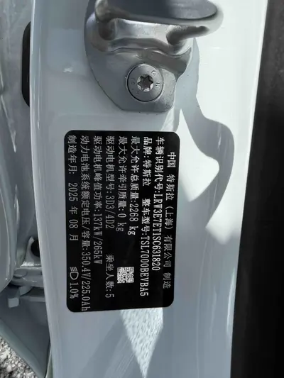 特斯拉 Model 3 2025款 高性能全轮驱动版